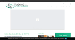 Desktop Screenshot of efbtrading.it